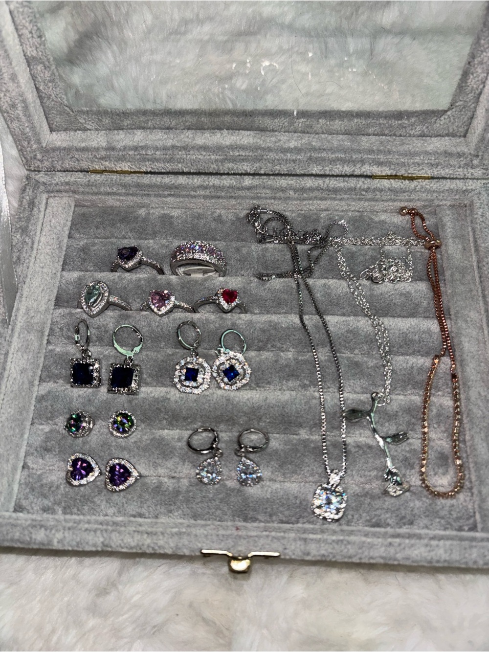 Jewelry Bundle Lot Rings Earrings Necklace bracelet s925 10kt stamped